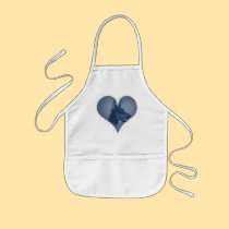 Heart Doberman Pinscher aprons