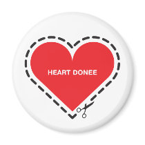 Heart Donee Magnet