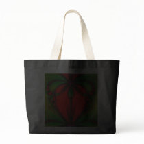 Heart Drop Fractal Tote Bags