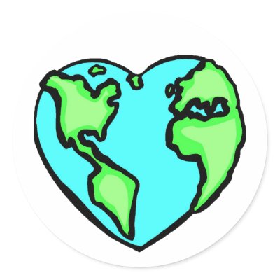 Heart Earth Sticker by HolidayBug