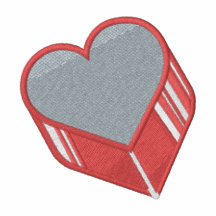 HEART EMBROIDERED POLO SHIRT