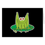 heart eyes froggy greeting card