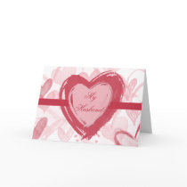 Heart Filled Valentine's Day Card for Husband