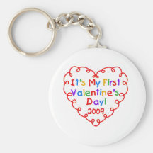 Heart First Valentine's Day 2009 Keychains