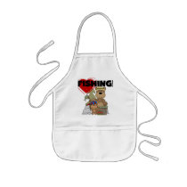 HEART Fishing Tshirts and Gifts Aprons