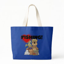 HEART Fishing Tshirts and Gifts Tote Bags