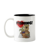 HEART Fishing Tshirts and Gifts Mugs