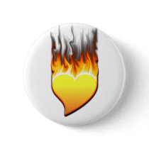 Heart Flame tilted III Pin