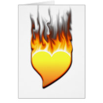 Heart Flame tilted III Cards