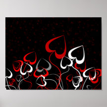 heart-flower-love-design print