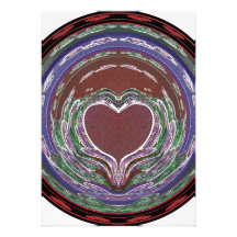 Heart Formation Invitations