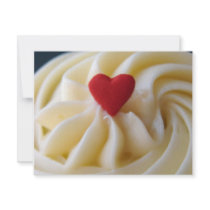 Heart Frosting Custom Invitation