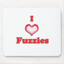 Heart fuzzies mousepads