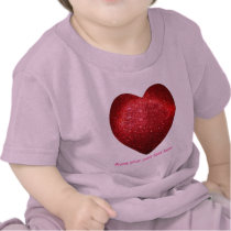 heart - glitter tshirts