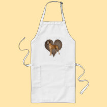 Heart Great Dane aprons