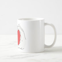 Heart Hands Coffee Mugs