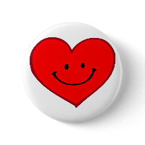 Heart  (Happy Face) Pins