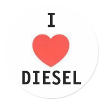 heart, I, DIESEL Sticker