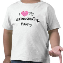 heart, I        My Skateboarding Mommy T-shirt