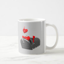 Heart In The Mail T-shirts and Gifts Coffee Mugs