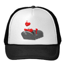 Heart In The Mail T-shirts and Gifts Mesh Hats