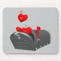 Heart In The Mail T-shirts and Gifts Mouse Mat