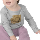 Heart in the sand t shirts