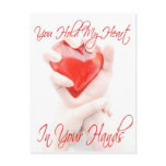 Heart in Your Hands (Valentine) Postcards