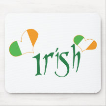 Heart Irish Mouse Pads