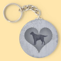 Heart Irish Setter keychains