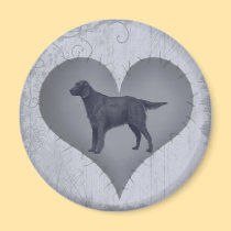 Heart Irish Setter magnets