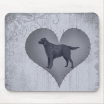 Heart Irish Setter mousepads