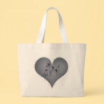Heart Jack Russel bags