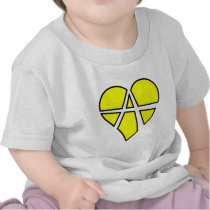 Heart Love Anarchy Symbol Anarchist Anarchism