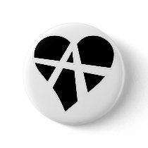 Heart Love Anarchy Symbol Anarchist Anarchism