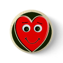 HEART LOVE DUDE SMILEY PIN