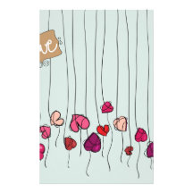 Heart love Valentines Papeleria De Diseño