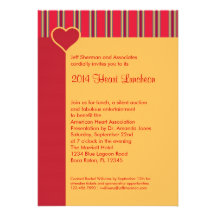 Heart Luncheon Fundraising Event Invitation