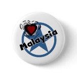 Heart Malaysia Pinback Buttons