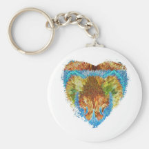 Heart Matters:  My Rainbow Heart Key Chains