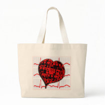 HEART MEDICAL SPECIALTIES CARDIOGRAM BAG