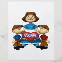 Heart Mom Flyer Design