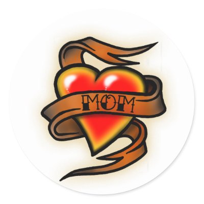  Tattoo Designs on Heart Mom Tattoo Sticker At Zazzle Ca