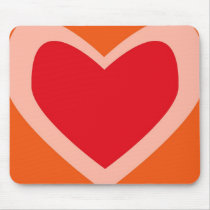 Heart mousepads