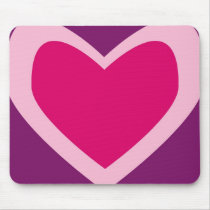 Heart mousepads