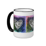 Heart Mug - Colourful Zentangle Heart