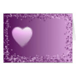 Heart Note cards for weddings, showers and more.