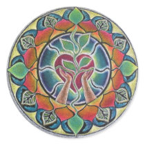Heart Nurturing Mandala Sticker