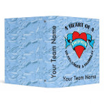 Heart of a Swimmer 3 Ring Binder