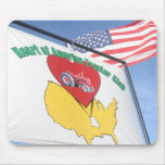Heart of America Tractor Club Flag Mousepad